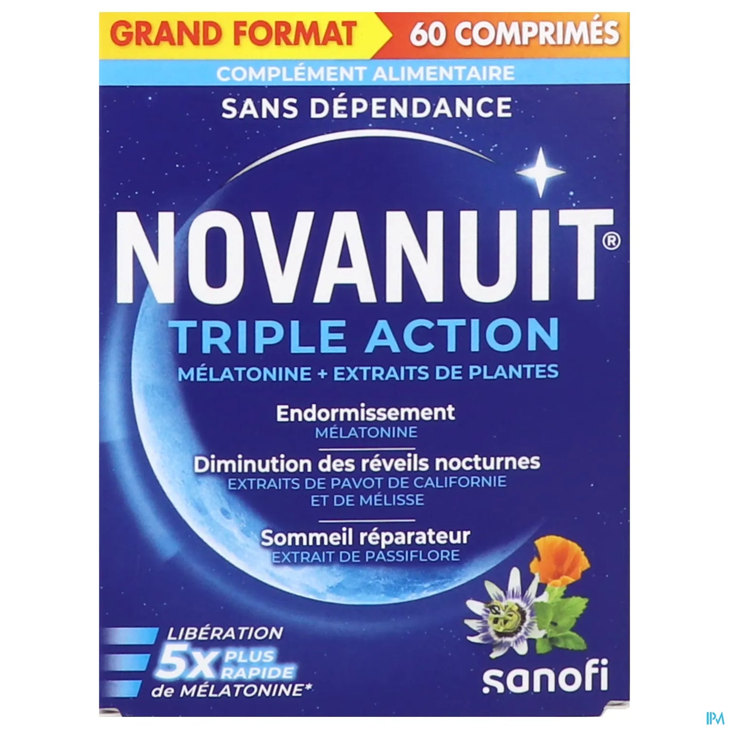 Sanofi Novanuit Triple Action Grand Format 60 Comprimés