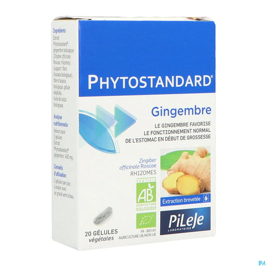 Phytostandard Gingembre Boîte de 20 Gélules