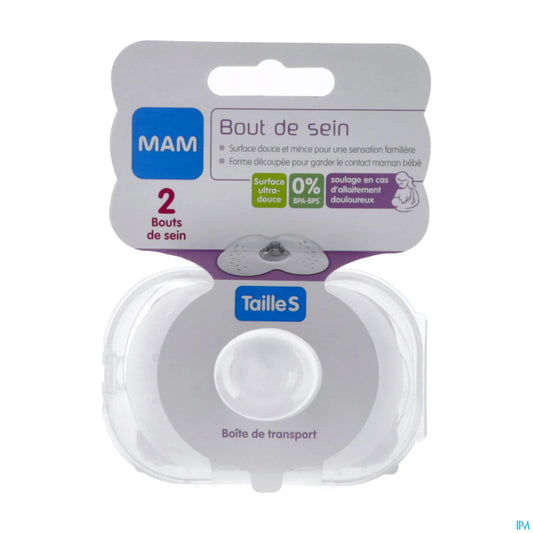 Bout de Sein Silicone Taille S 17mm X2