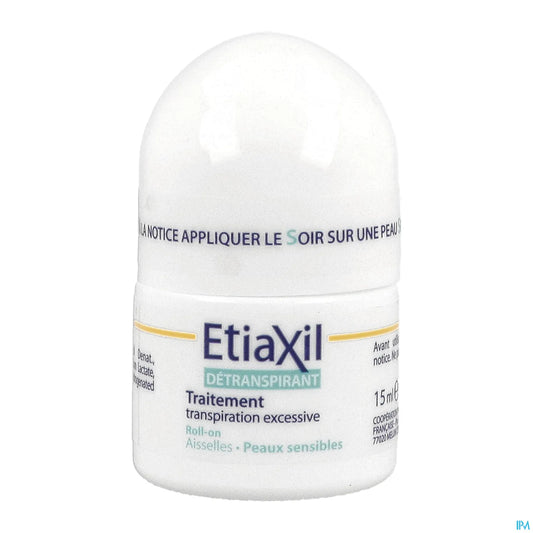 Détranspirant Aisselles Peaux Sensibles Roll On 15 mL