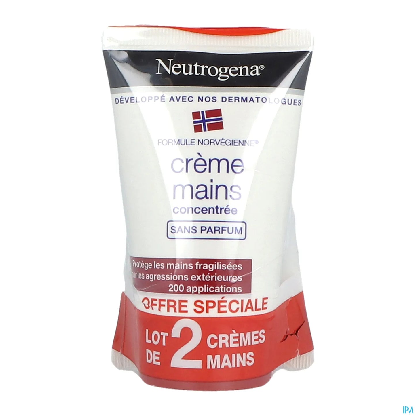 Crème Mains Concentrée Sans Parfum 2 x 50 ml