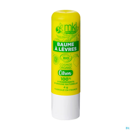 Green Nature Baume à Lèvres Bio Citron 4g