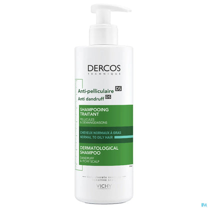 Dercos Shampooing Antipelliculaire Cheveux Normaux à Gras 390ml