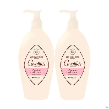 Rogé Cavaillès Trattamento Intimo Detergente Extra Delicato Confezione da 2 x 250 ml