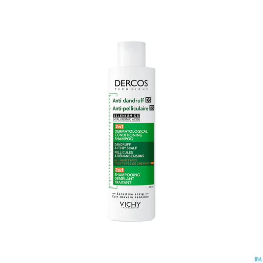 Vichy Dercos Shampooing Antipelliculaire 2 en 1 200 mL
