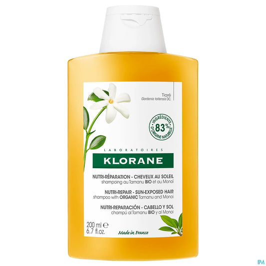Solaire Shampoing Nutritif Monoï Et Tamanu Bio 200 Ml