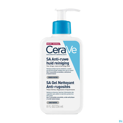 SA Gel Nettoyant Lissant pour Peaux Sèches Rugueuses et Granuleuses 236ml