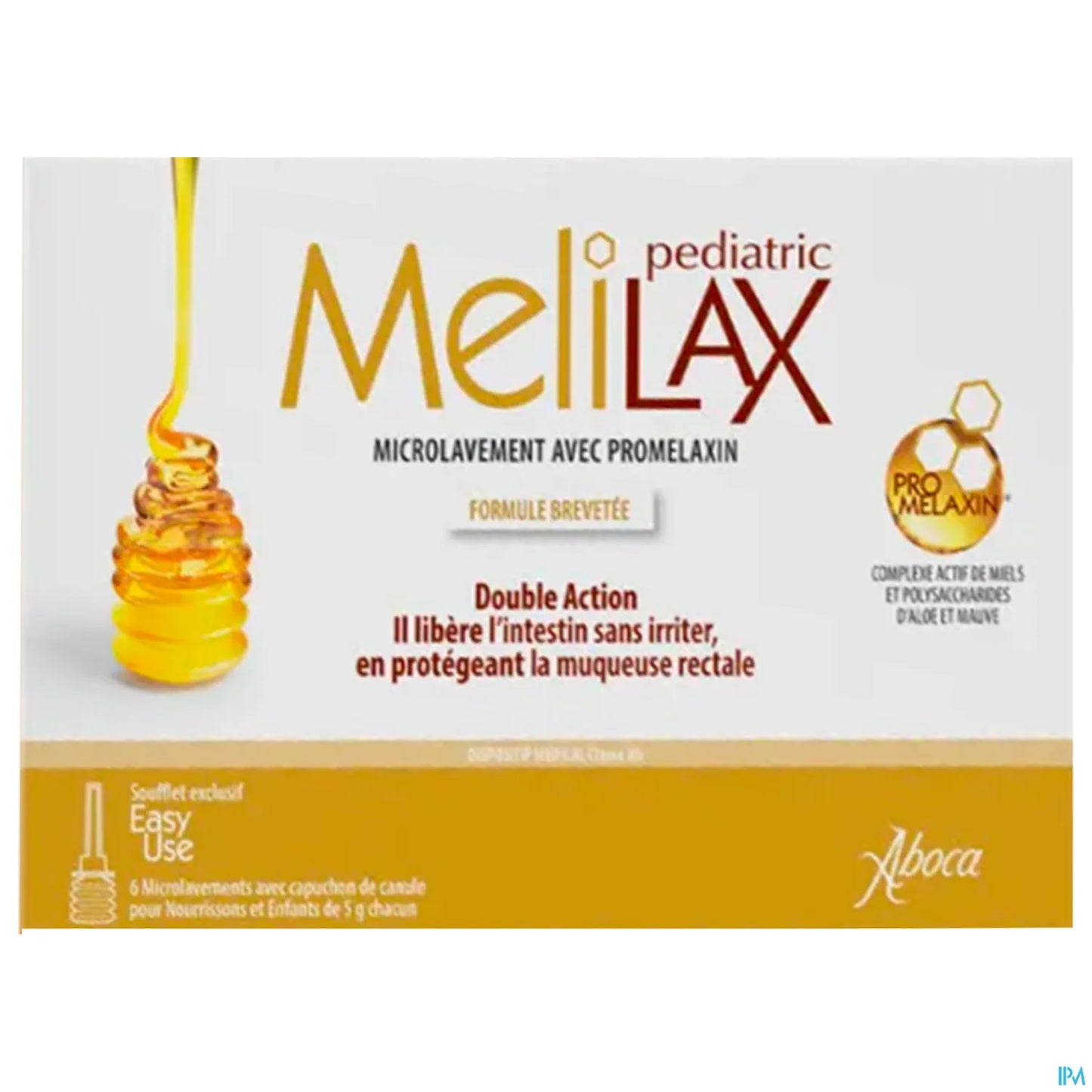 Melilax Pediatric Microlavement Miel 5g X6