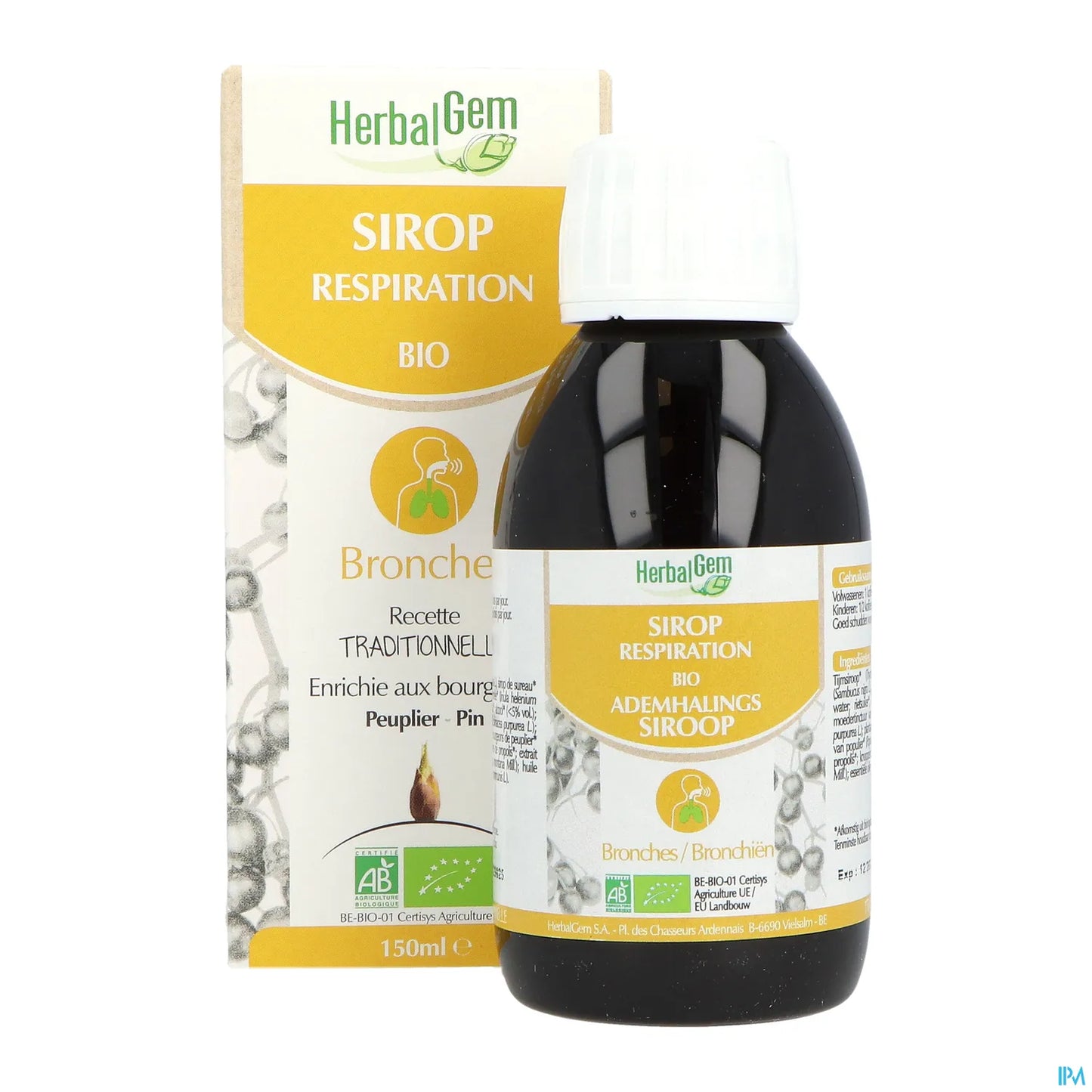 Sirop Respiration Bio 150 mL