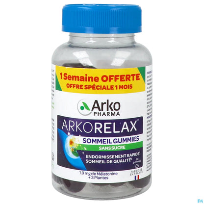 Arkorelax Sommeil 60 Gummies