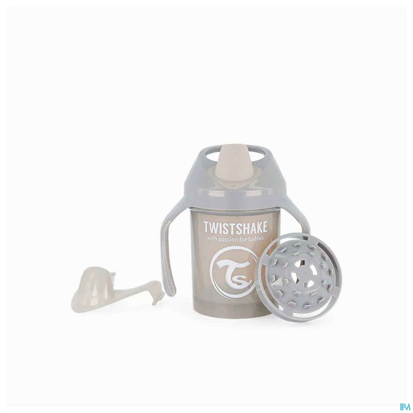Twistshake Tasse Cup Mini Gris 230 mL 4 Mois et Plus