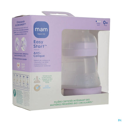 Set of 2 Easy Start Anti-Colic Baby Bottles 160 ml Lilac Sand