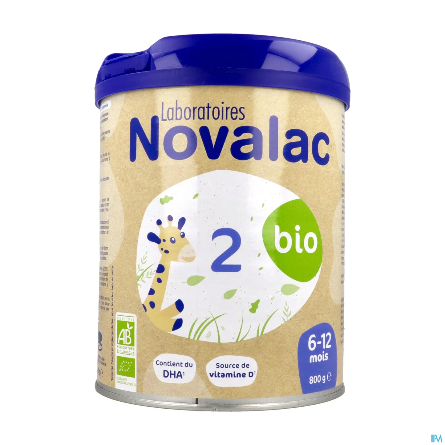2 Bio Lait Poudre 6-12 Mois 800g