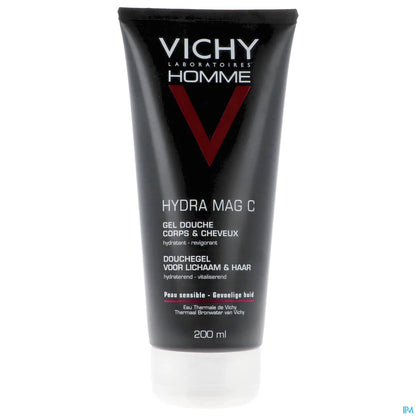 Homme Hydra Mag C Gel Douche Corps et Cheveux 200ml