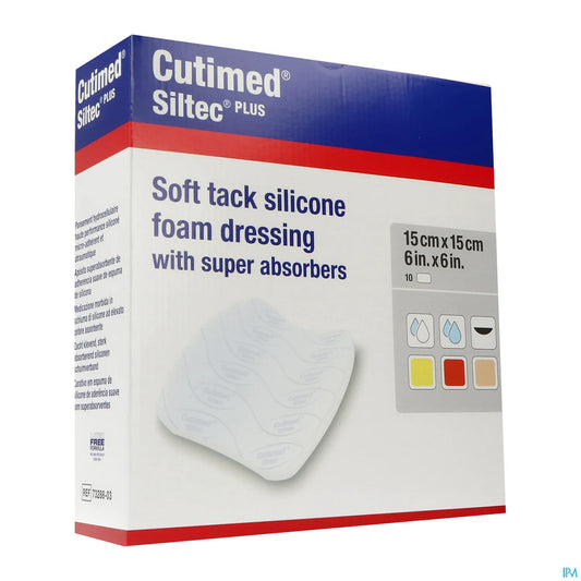 Siltec Plus Pans 15x15 cm 10 Unités