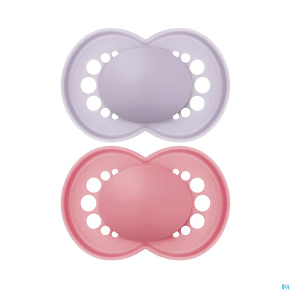 Sucettes Original Tendance Silicone 6 Mois Et Plus Bleu 2 Unités