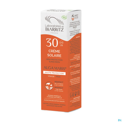 Algamaris Organic Face Sunscreen SPF 30