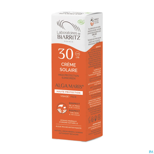 Algamaris Organic Face Sunscreen SPF 30