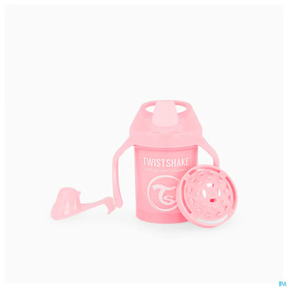 Twistshake Tasse Mini Cup Rose 230 mL 4 Mois et Plus