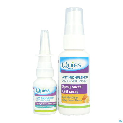Spray orale e spray nasale antirussamento in confezione doppia 70 ml 15 ml