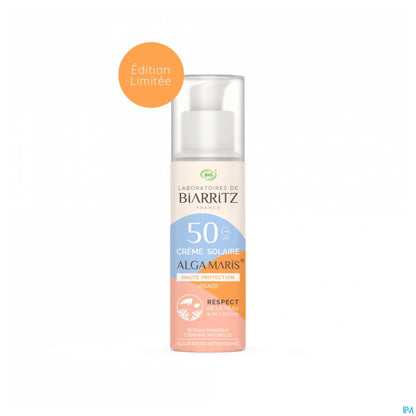 Alga Maris Crème Solaire Visage SPF50 Bio 50 ml