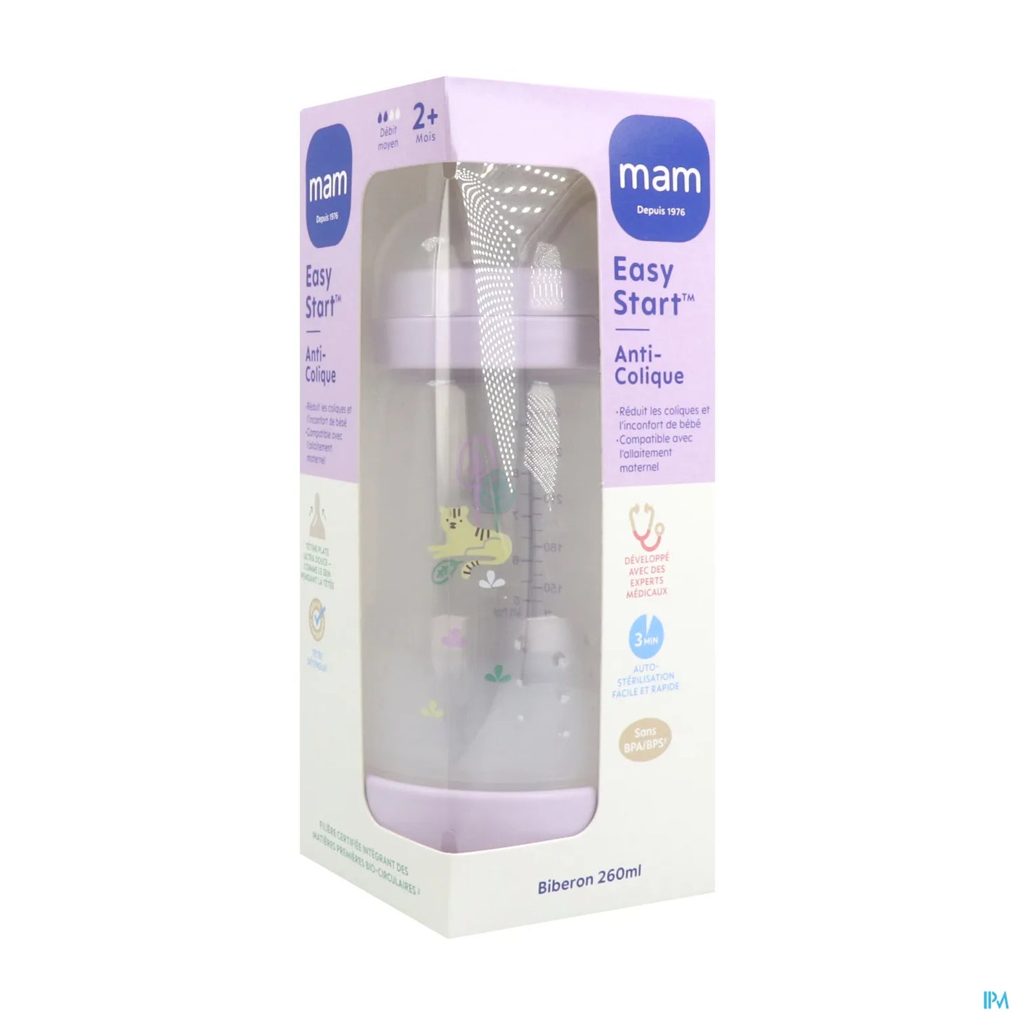 Easy Start Anti Colic Bottle 260 ml Lilac
