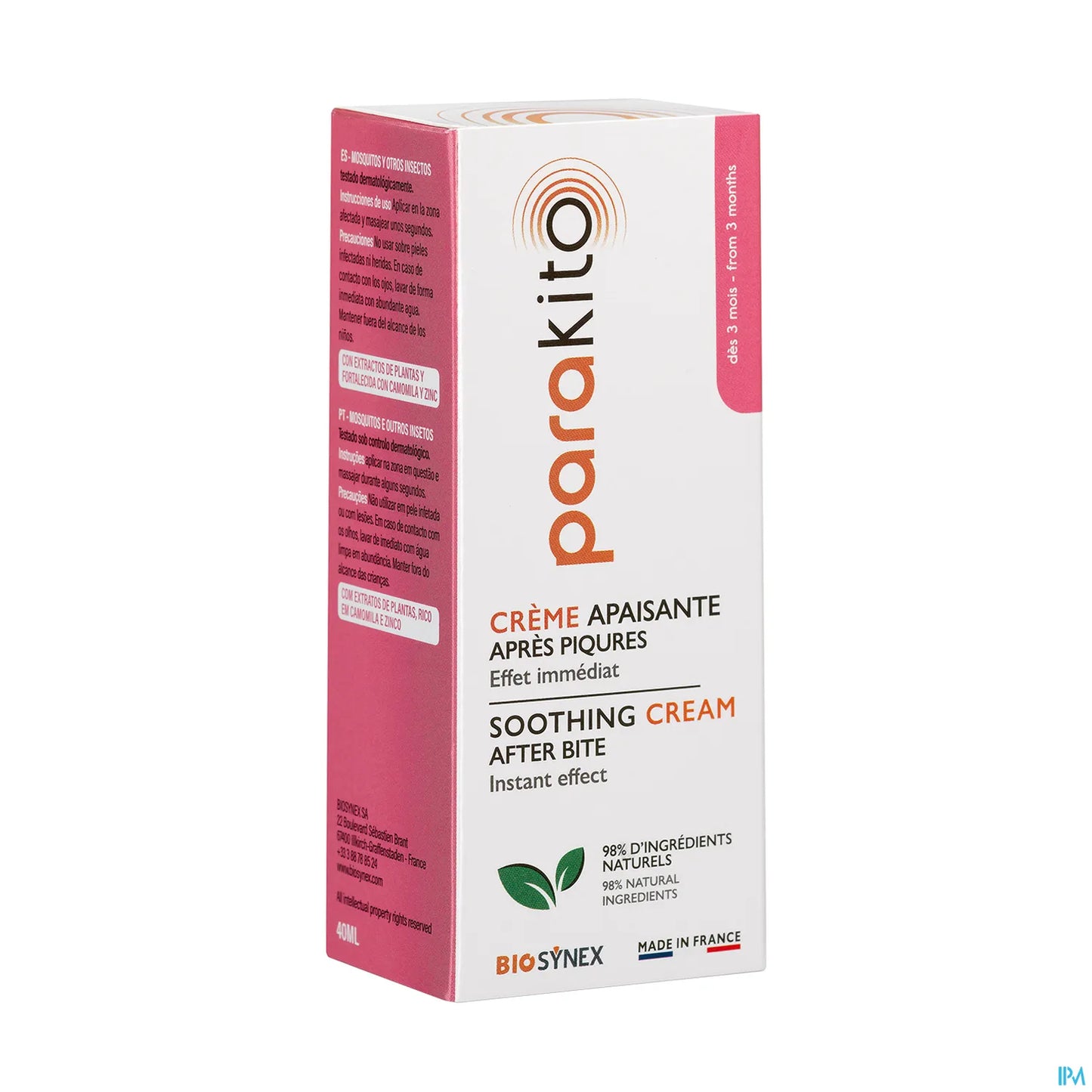 Crème Apaisante Après Piqûres Tube 40ml