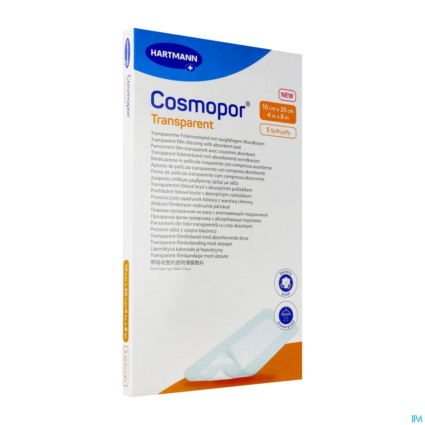 Cosmopor Transparent 10x20 cm Boîte de 5