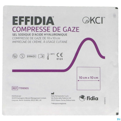 Compresse Imprégnée 10x10cm 10 Pièces