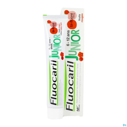 Junior 6 à 12 Ans Gel Dentifrice Fruits Rouges 75ml