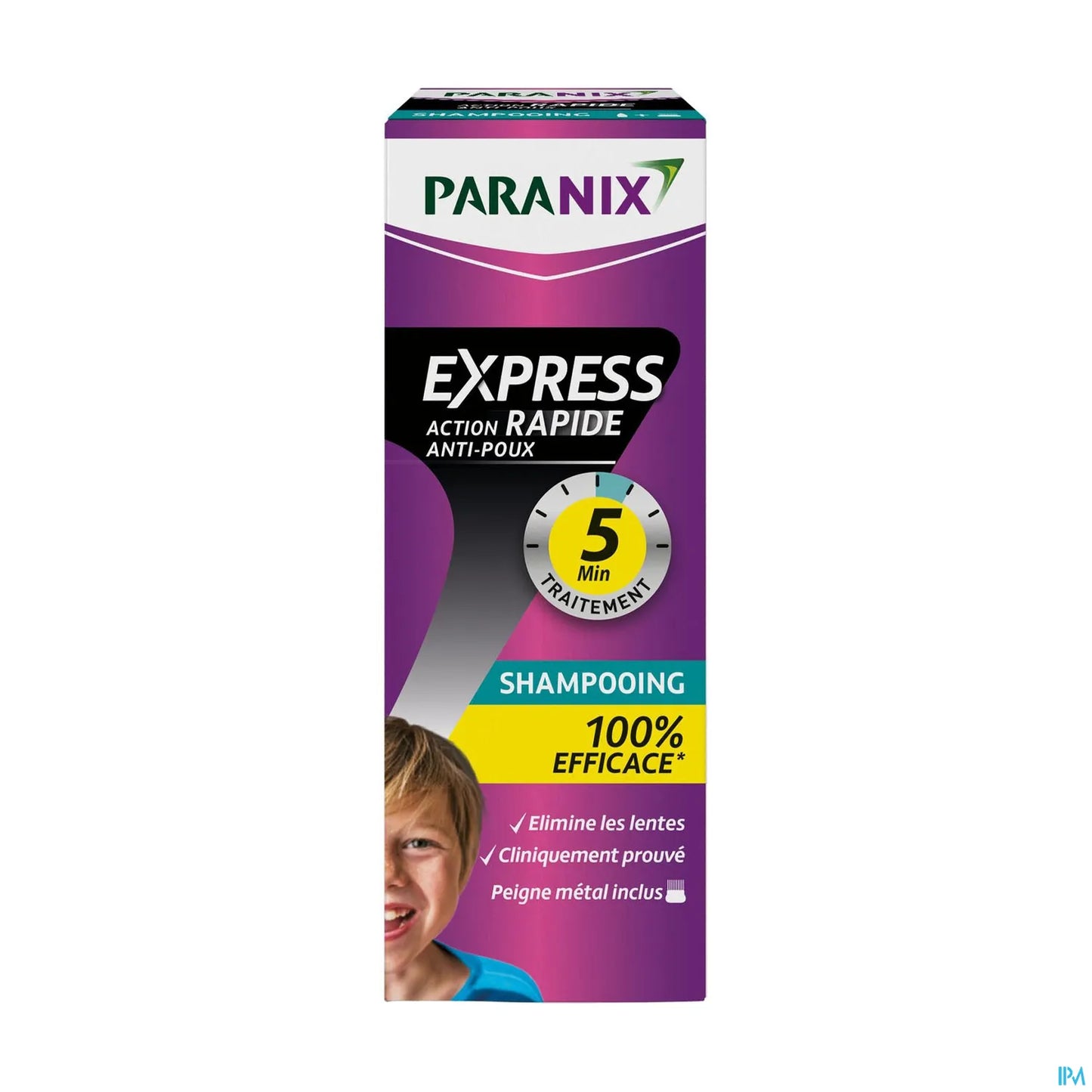 Paranix Express 5 Min Shampooing 200 mL avec Peigne