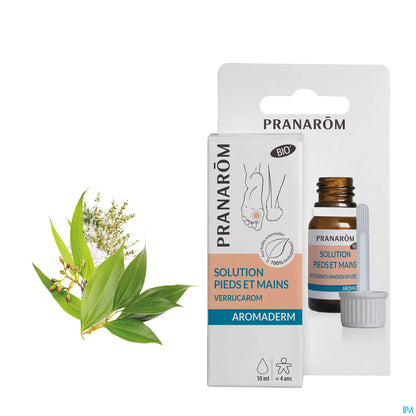 Aromaderm Verrucarom Solution Pieds et Mains 10 mL