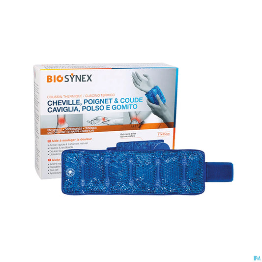 Biosynex Gel Micro Billes Cheville Poignet Coude 11x35 cm