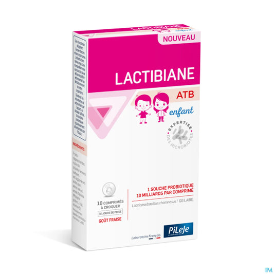 Pileje Lactibiane ATB Enfant Comprimés à Croquer 10 unités