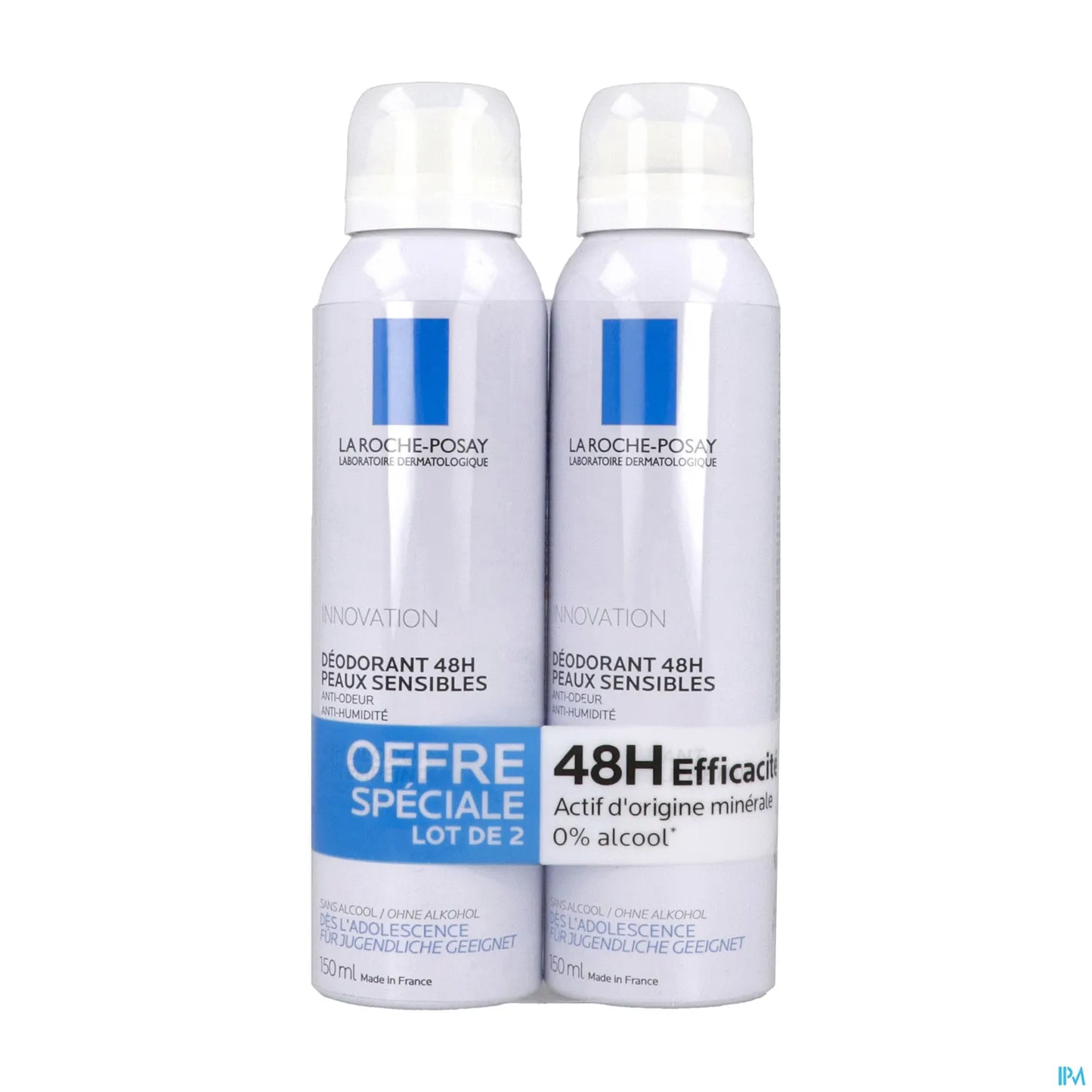 48h Physiological Deodorant 2x150ml