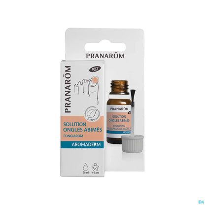 Soluzione per unghie gialla biologica Aromaderm 10 ml