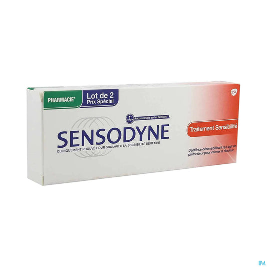 Sensodyne Traitement Sensibilité Lot de 2x75ml