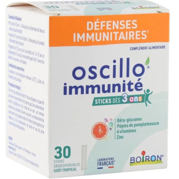 Oscillo Immunité Enfant 30 Sticks