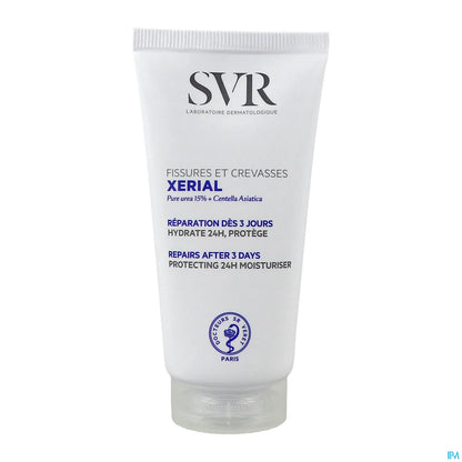 Xerial Fissures Crevasses Crème Protectrice Mains Pieds 50ml
