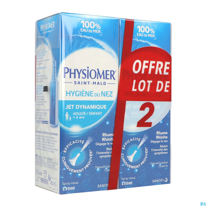 Hygiène Du Nez Jet Dynamique 2x135ml