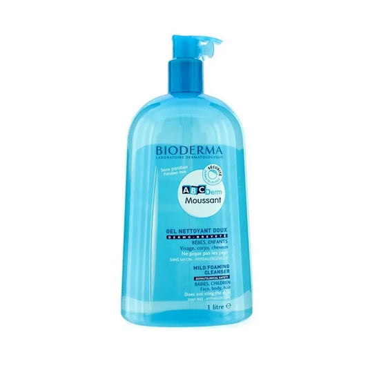 ABCDerm Moussant Gel Nettoyant Doux 1 Litre