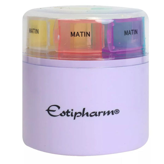 Round 7-Day Pill Box