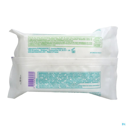 Lingettes Intimes Quotidiennes Certifiées Bio X25