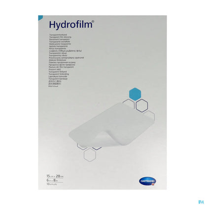 Hydrofilm Pansement Adhésif Transparent 15 x 20 cm Boîte de 10