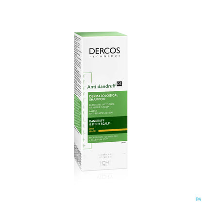Dercos Shampooing Anti-Pelliculaire Nourrissant pour Cheveux Secs 200mL