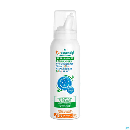 Spray Hygiène Nasale Bébé Avec Aloe Vera 120 ml