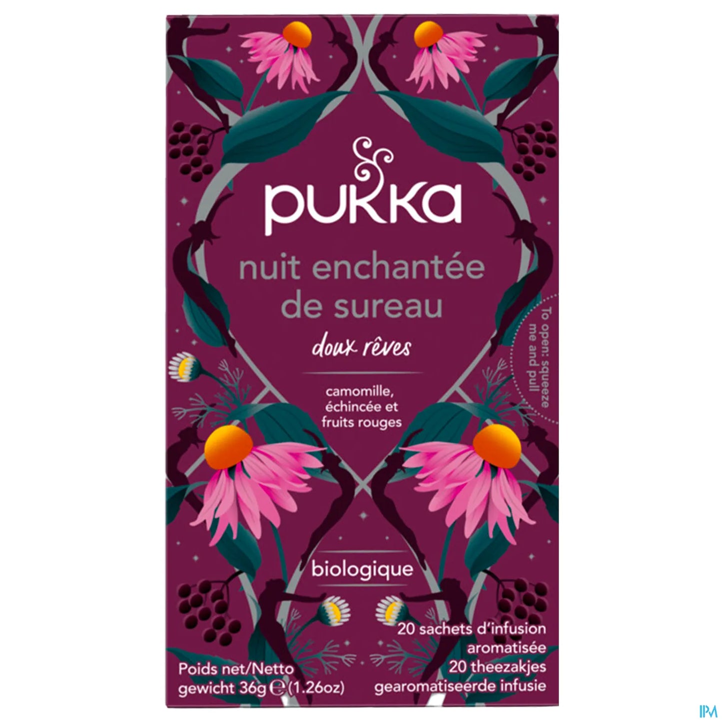 Infusion Nuit Enchantée de Sureau Bio 20 Sachets