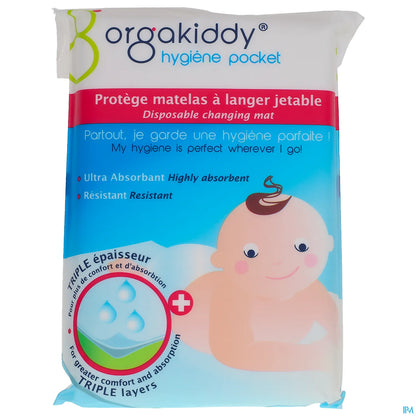 Protège Matelas à Langer Jetable Blanc 5 Unités