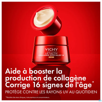 Vichy Liftactiv Collagen Specialist 16 Crème SPF50 Recharge 50 mL
