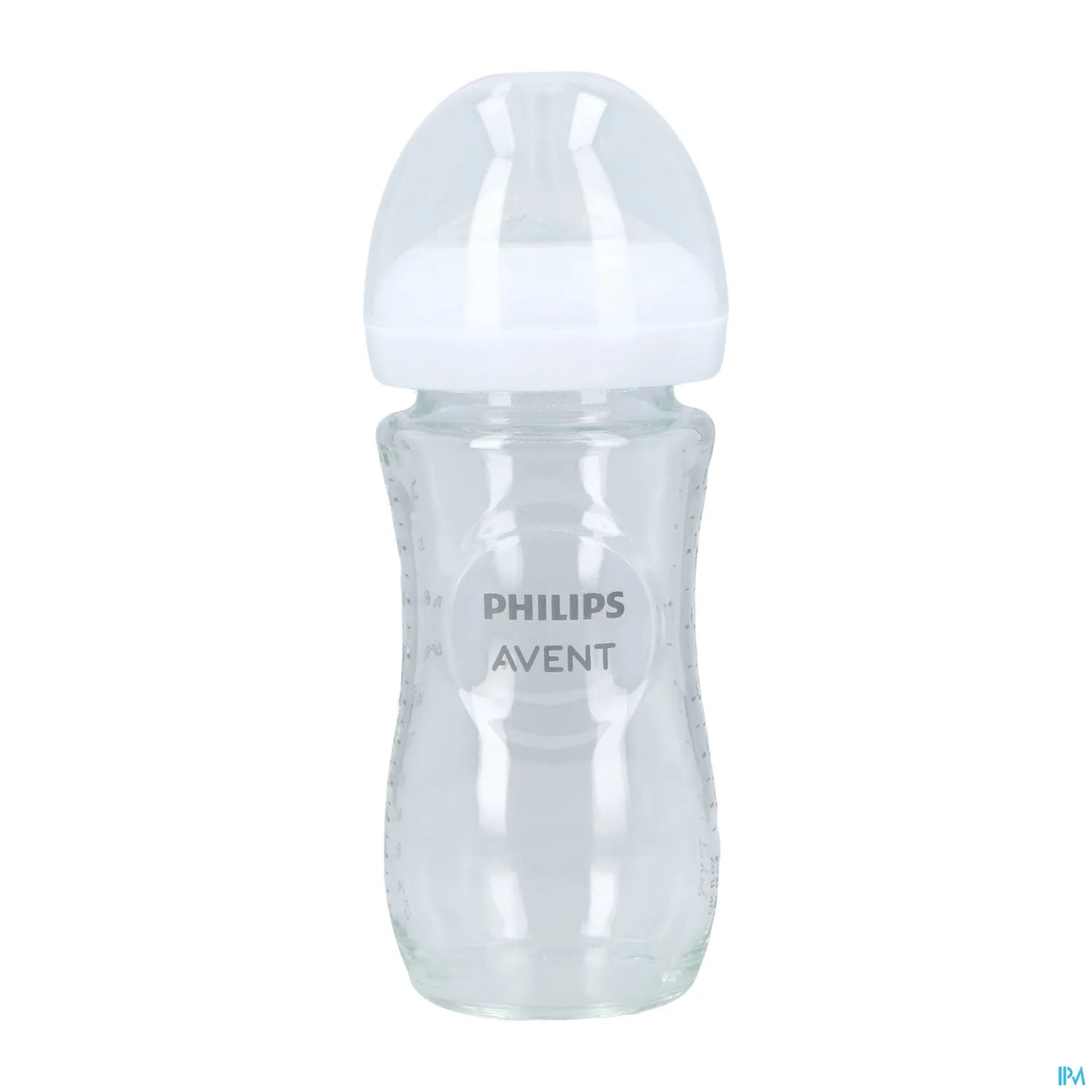 Philips Avent Natural Response Biberon Verre 240ml + Tétine Silicone 1m+